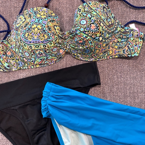 🍂3/30$! Victoria Secret Paisley Tassel Bikini Set - Picture 10 of 11